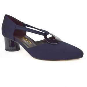 Brunate Made in Italy Flex Step Low Heel Pumps NIB w/ Dust Bag Navy Blue Size 6